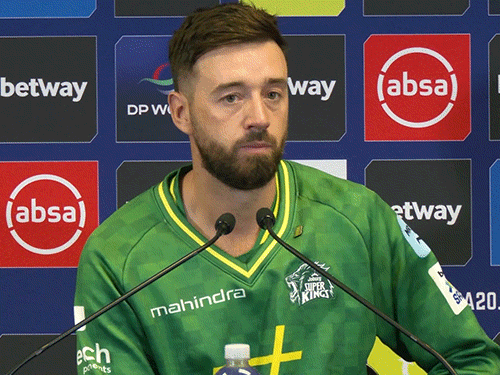 sa20 एलिमिनेटर में जोबर्ग सुपर किंग्स और पार्ल रॉयल्स आमने सामने:सुपर किंग्स के कप्तान विंस ने कहा टीम किसी एक खिलाड़ी पर निर्भर नहीं रही