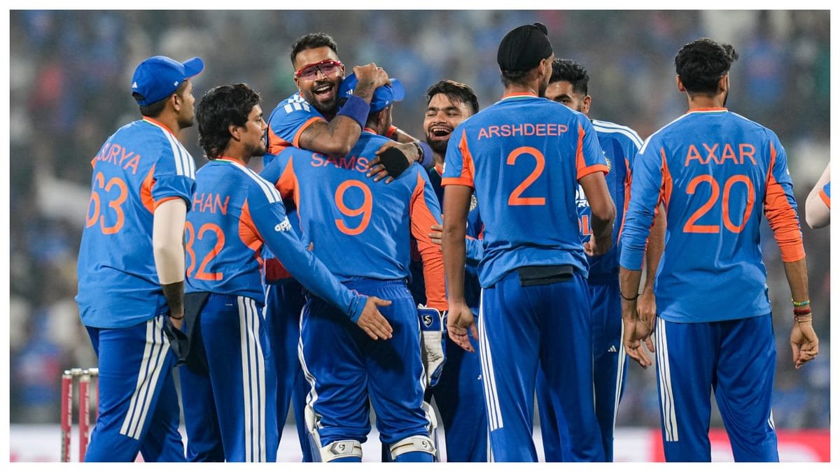 ind vs nz: भारतीय टीम ने जीता पहला टी20 मुकाबला, 190 रन ही बना सकी न्यूजीलैंड; अभिषेक के बाद शिवम वरुण चमके