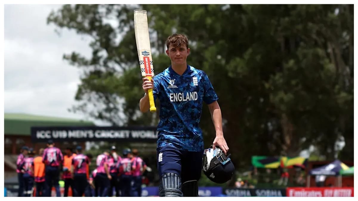 ben mayes: अंडर 19 विश्व कप में बेन मेयस ने रचा इतिहास, इंग्लैंड के लिए बनाया सर्वोच्च व्यक्तिगत स्कोर