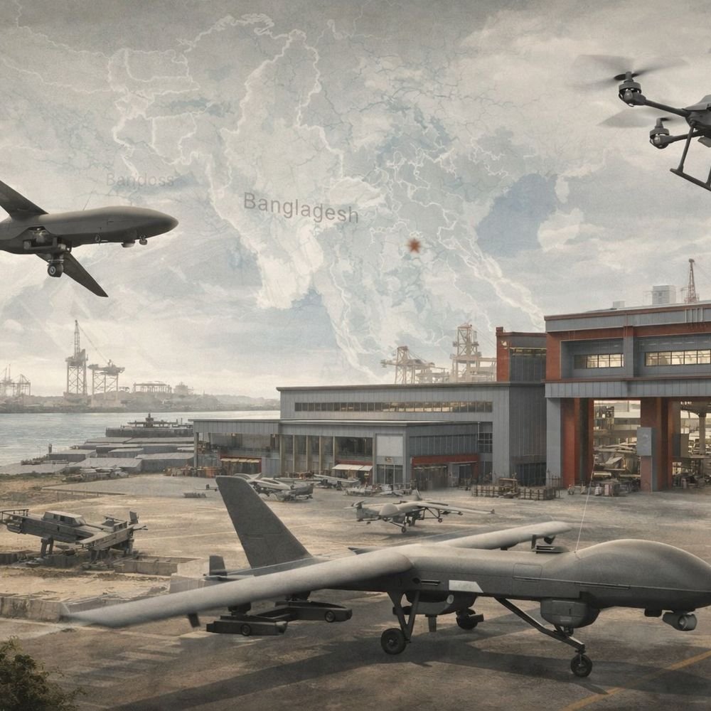 बांग्लादेश ने भारत की सेज भूमि चीन को दी:बॉर्डर से 100 किमी दूर चीन ड्रोन प्लांट बना रहा; साल के अंत तक प्रोडक्शन होगा