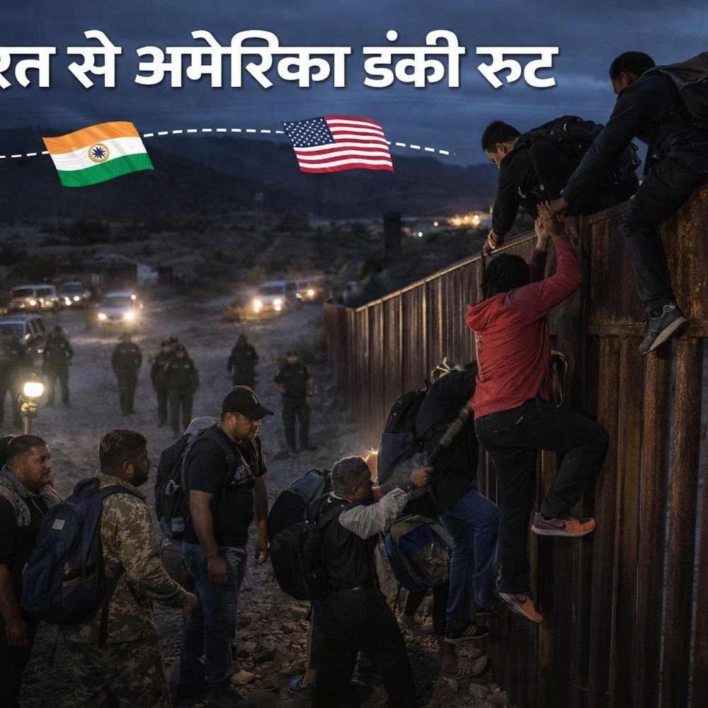 अमेरिका में डंकी रूट से रोज 65 भारतीय पकड़े गए:सालभर में 23 हजार लोग गिरफ्तार हुए; तुर्किये दुबई रूट से us में एंट्री का ट्रेंड बढ़ा