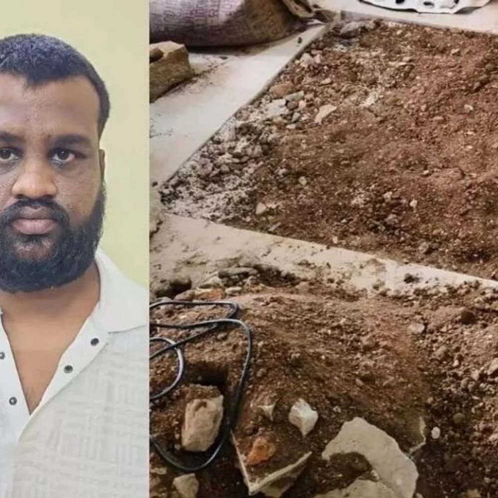 कर्नाटक में प्रॉपर्टी के लिए मां बाप और बहन का मर्डर:बेटे ने शव घर में दफनाए, लापता बताकर पुलिस के साथ ढूंढ़ने का नाटक किया