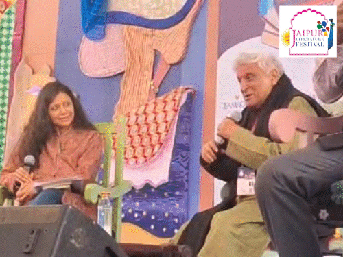 jlf में जावेद अख्तर बोले सेक्युलर का क्रैश कोर्स नहीं होता:संस्कृत हजारों साल पुरानी, उर्दू कल की बच्ची; रीजन की भाषा होती है, रिलीजन की नहीं