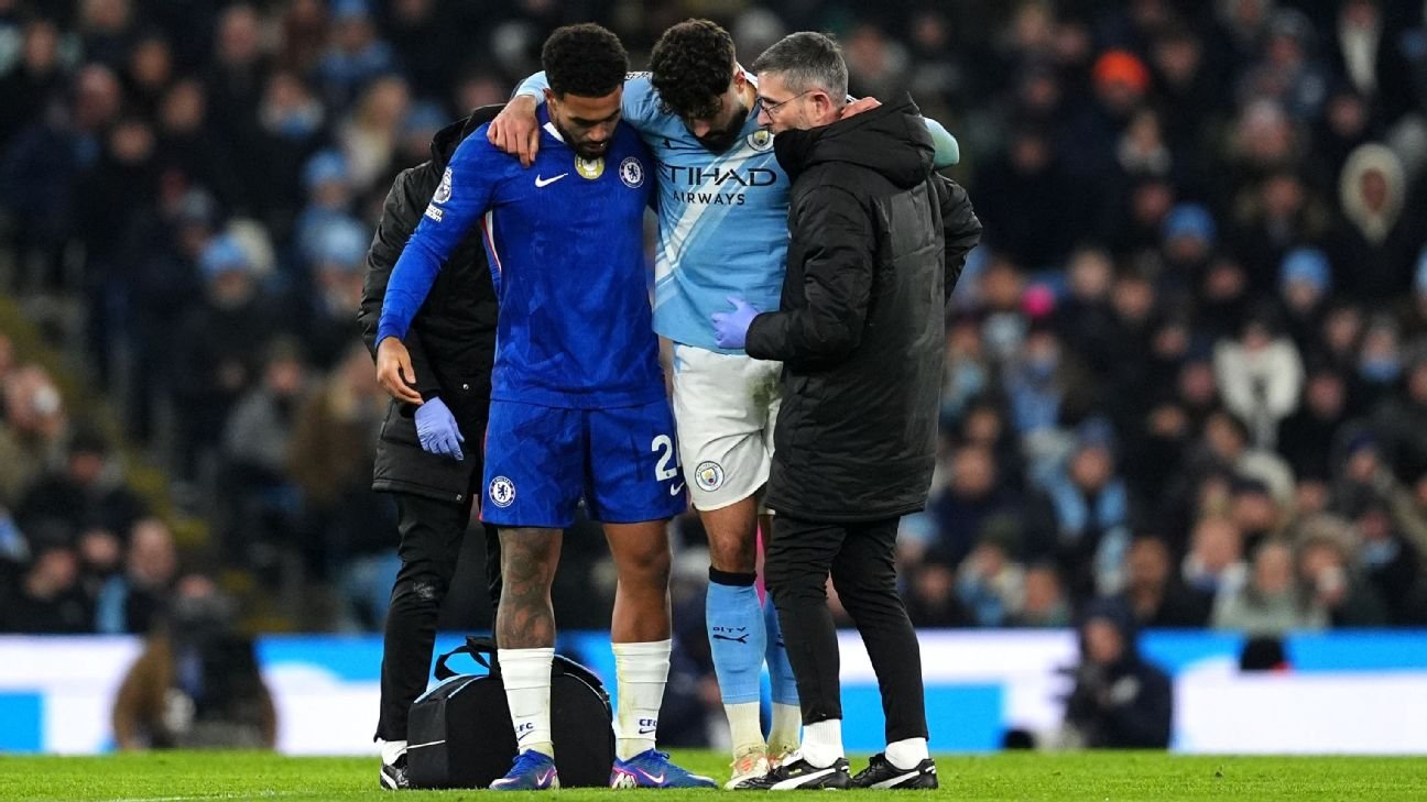 city injuries worry pep: gvardiol 'doesn't look good'