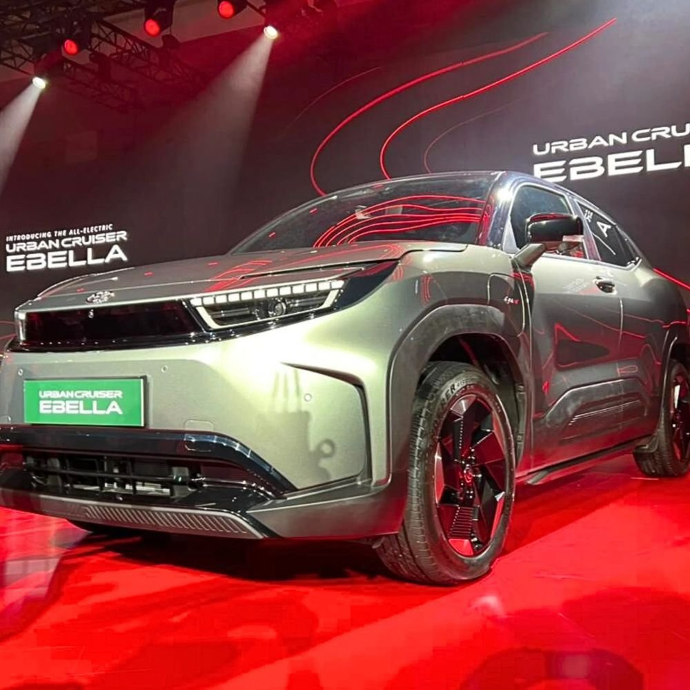 टोयोटा की पहली e suv अर्बन क्रूजर एबेला अनवील:543km रेंज, लेवल 2 adas जैसे फीचर्स; टाटा नेक्सन ev को टक्कर देगी