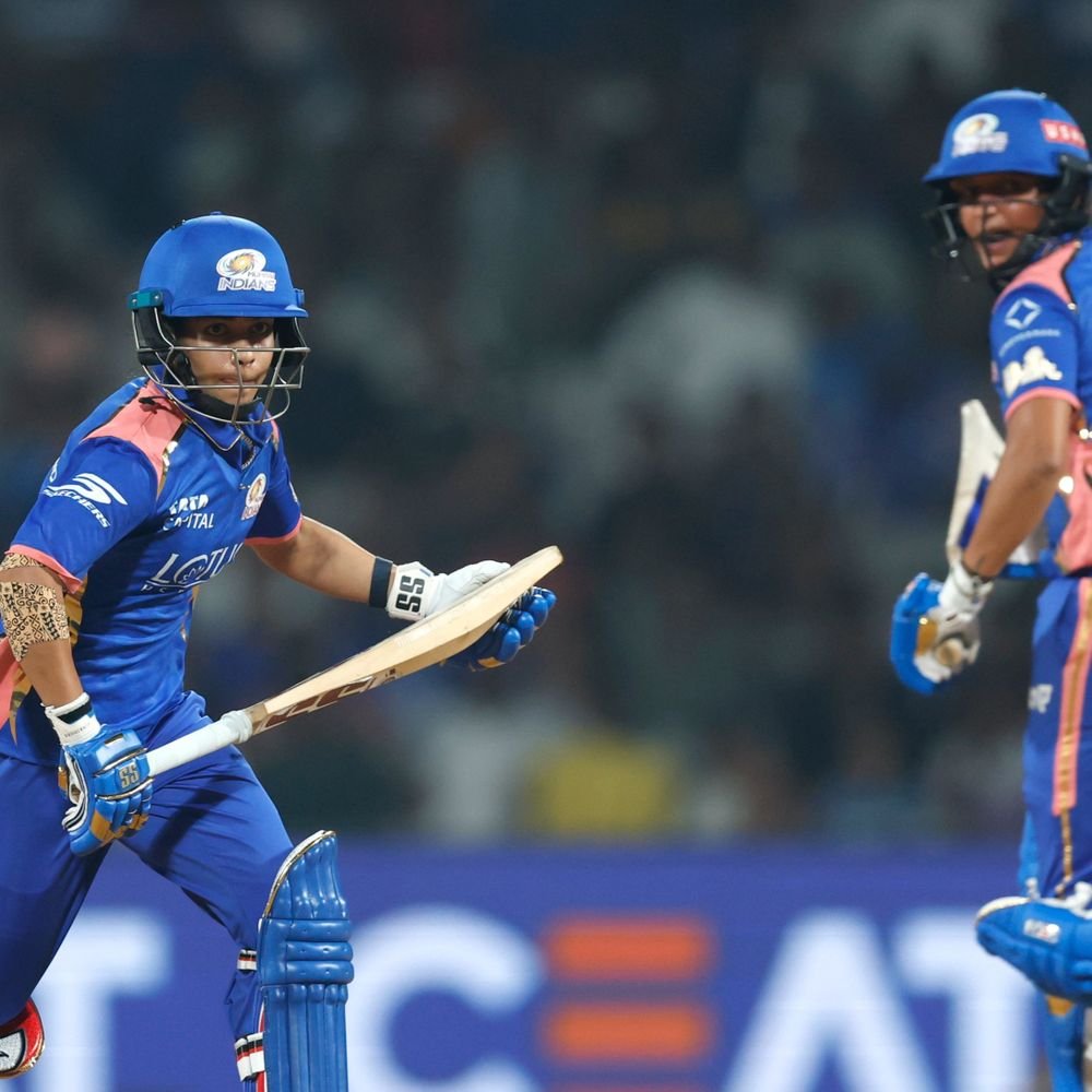 मुंबई ने गुजरात को लगातार 8वां wpl मैच हराया:193 का टारगेट 3 विकेट खोकर चेज किया, कप्तान हरमनप्रीत कौर की फिफ्टी