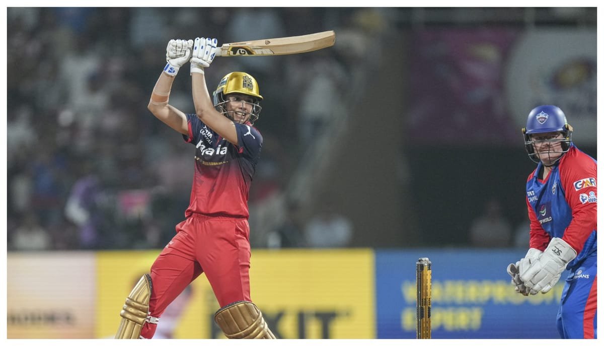 wpl 2026: स्मृति मंधाना ने हरमनप्रीत को पीछे छोड़ा, डब्ल्यूपीएल में सर्वोच्च स्कोर बनाने वाली भारतीय बनीं