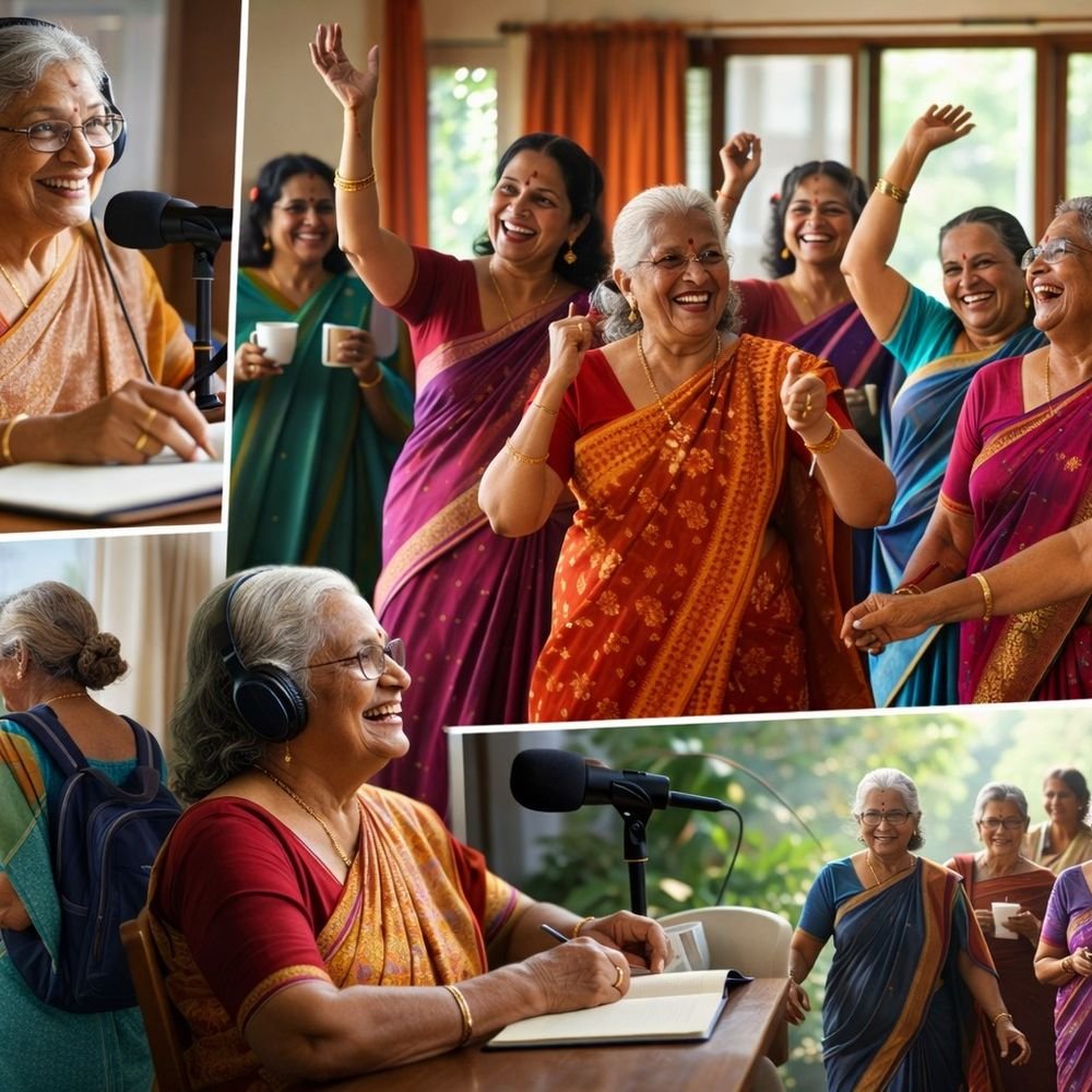 केरल में दादी नानी डांसर और पॉडकास्टर बन रहीं:डिप्रेशन खत्म करने में मदद मिल रही, कहा ये सुपरवुमन जैसा एहसास