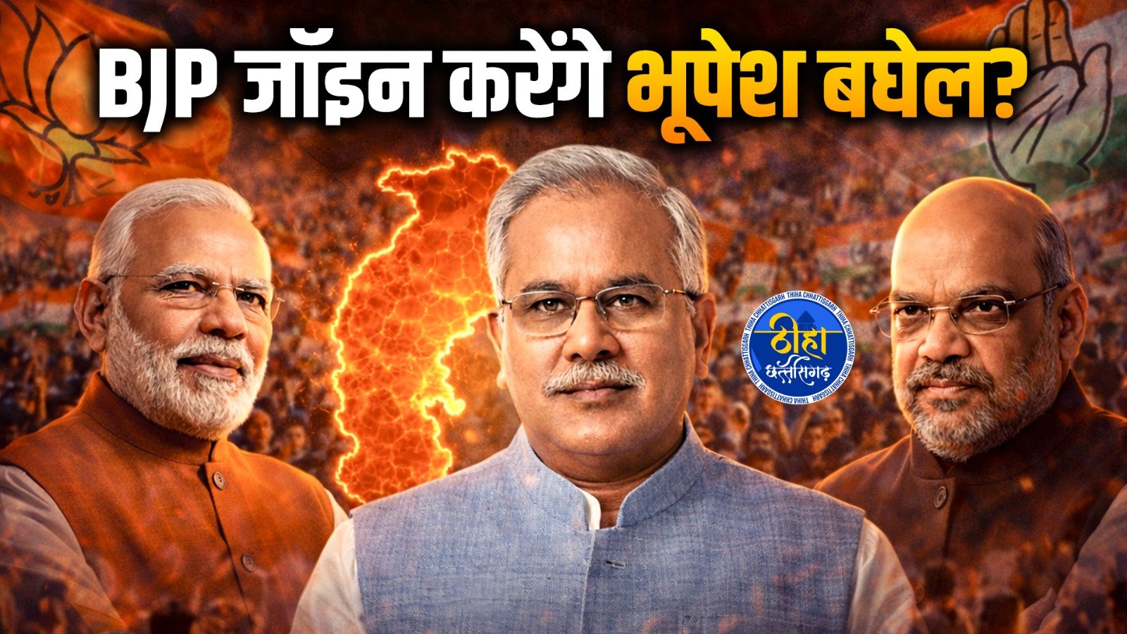 chhattisgarh politics : राजनीति में हलचल! भूपेश बघेल भाजपा में शामिल होंगे?