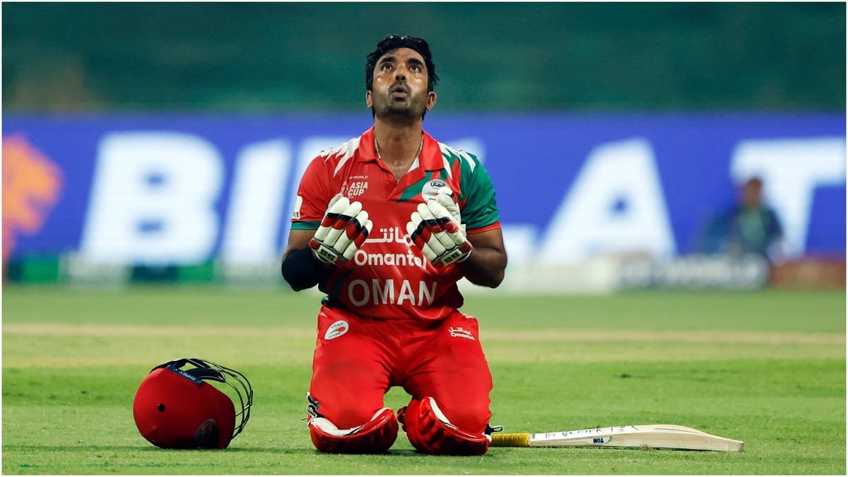 oman vs ire: टी20 वर्ल्ड कप में ओमान के खिलाड़ी ने इतिहास रचा, 44 साल 86 दिन की उम्र में अर्धशतक जड़ा