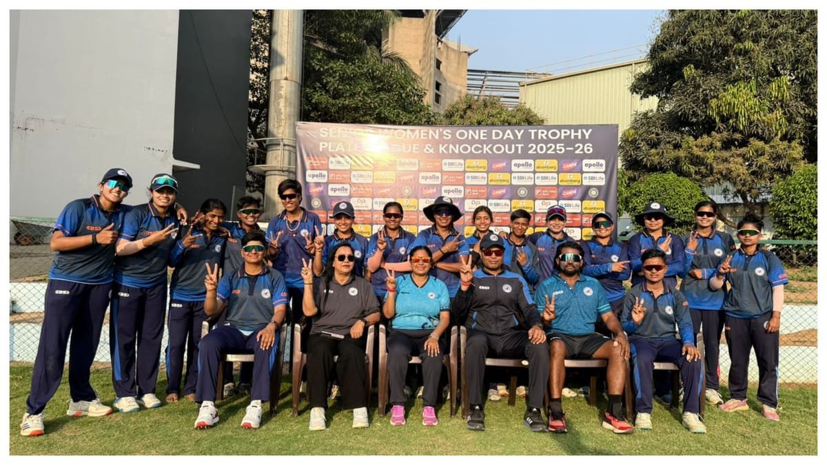 सीनियर महिला वनडे ट्रॉफी प्लेट: लगातार चौथी जीत के साथ बिहार महिला टीम का दबदबा, मिजोरम को 159 रनों से हराया