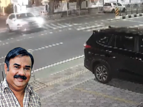 हिट एंड रन मामले में मलयालम एक्टर गिरफ्तार:मणियन पिल्ला राजू की कार से बाइक की टक्कर में दो युवक उछलकर गिरे, घटना cctv में कैद