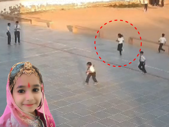 राजस्थान में 9 साल की छात्रा को हार्ट अटैक, मौत:स्कूल ग्राउंड में खेलते समय गिरी; बड़े भाई की भी इसी तरह जान गई थी