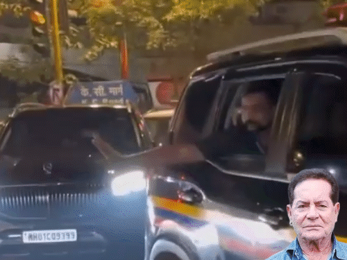 ब्रेन हेमरेज के बाद राइटर सलीम खान एडमिट:सोमवार देर शाम लीलावती अस्पताल के बाहर स्पॉट हुए सलमान खान