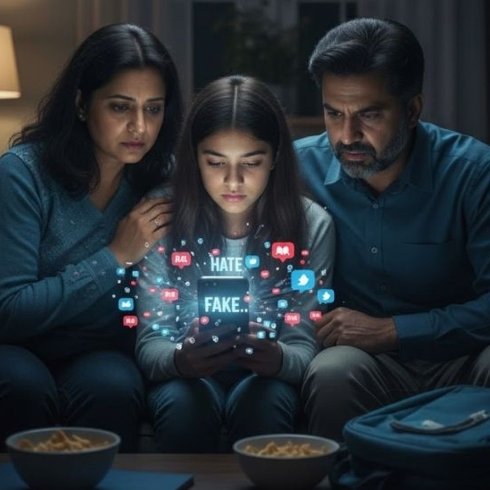 50% पैरेंट्स बोले हमारे बच्चे ऑनलाइन बुलीइंग का शिकार हुए:लोकलसर्किल्स सर्वे में खुलासा 9 से 17 साल के बच्चे रोजाना 3 घंटे+ ऑनलाइन