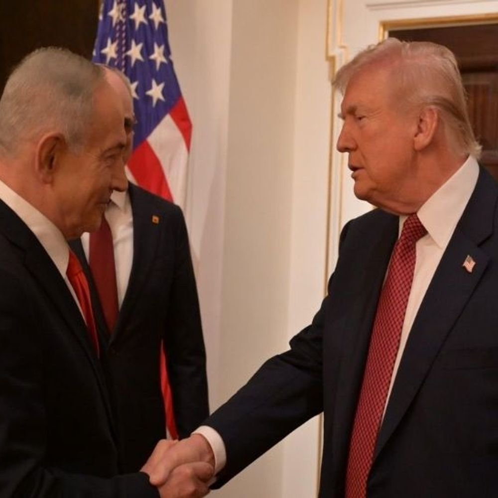 व्हाइट हाउस में ट्रम्प नेतन्याहू की मुलाकात:अमेरिकी राष्ट्रपति बोले बैठक अच्छी और सकारात्मक रही; ऑपरेशन मिडनाइड हैमर का जिक्र किया