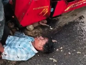 dhamtari tractor accident: धमतरी में ट्रैक्टर पलटने से युवक की मौत, 3 घायल, सांकरा फॉरेस्ट नाका के पास हादसा