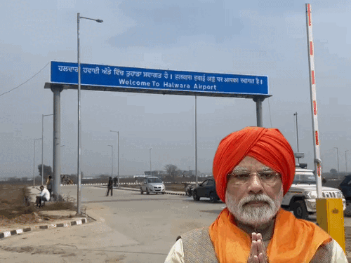 हलवारा एयरपोर्ट से लुधियाना दिल्ली की पहली फ्लाइट:कैप्टन ने की शुरुआत, चन्नी ने लगाई दीवार, मान बिट्‌टू ने उड़ान को किया तैयार; pm आज उद्घाटन करेंगे