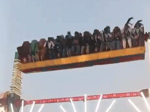 फरीदाबाद के सूरजकुंड मेले में झूला गिरा,video:इंस्पेक्टर की मौत, 13 घायल, झूले पर 18 लोग बैठे थे; मेला ग्राउंड खाली कराया गया