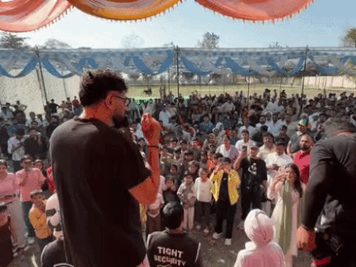 हरियाणवी सॉन्ग टटीरी का रैप वर्जन लाए सिंगर बादशाह:सोनीपत में पहुंच सरपंचों को सम्मानित किया; बोले मासूम शर्मा वाली वीडियो देखी है