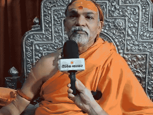 अविमुक्तेश्वरानंद बोले योगी मुख्यमंत्री या महंत में से एक पद छोड़ें:सीएम खलीफा जैसे, भगवा पहनने वाला मीट का व्यापार नहीं कर सकता