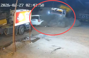 bilaspur accident: ट्रेलर ने स्कॉर्पियो को रौंदा, 4 दोस्तों की दर्दनाक मौत; देखें live video