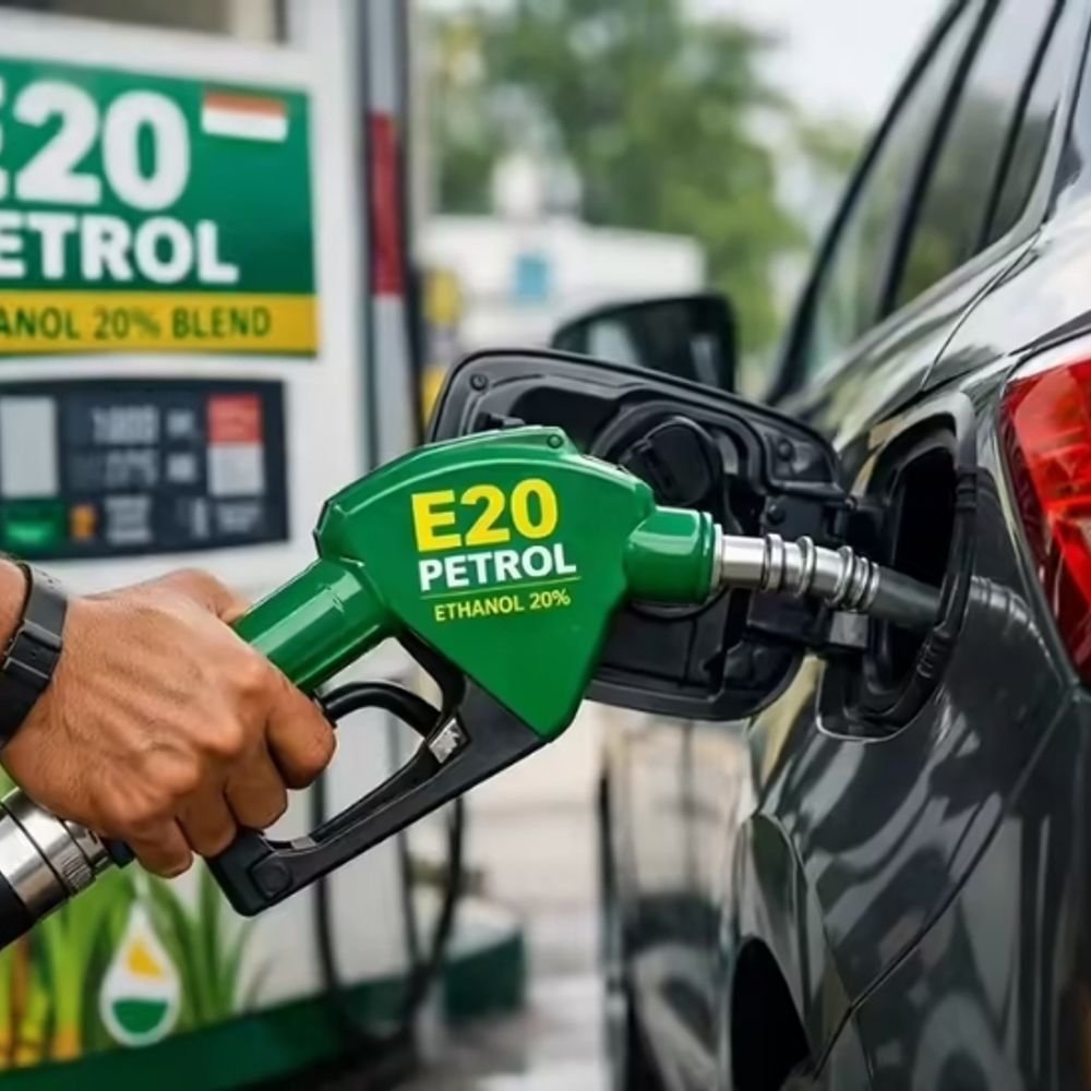 1 अप्रैल से 20% एथेनॉल मिक्स पेट्रोल अनिवार्य:तेल कंपनियों को e20 पेट्रोल बेचना होगा, पुरानी गाड़ियों के माइलेज पर असर संभव