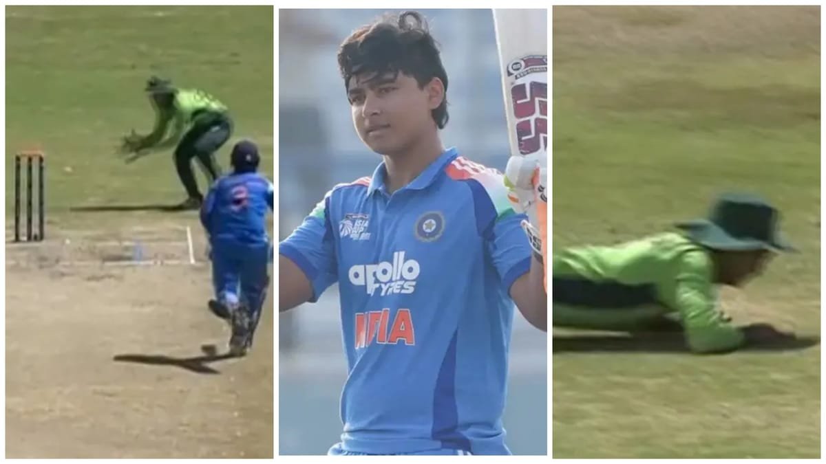 ind vs pak u19 wc: एक ही गेंद पर वैभव को दो जीवनदान देकर ट्रोल हुआ पाकिस्तान, कप्तानों ने फिर नहीं मिलाया हाथ