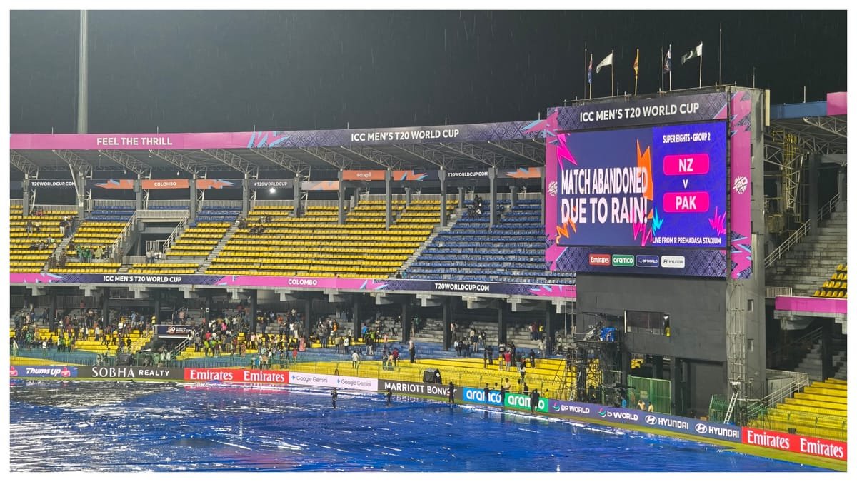 nz vs pak: पाकिस्तान न्यूजीलैंड मैच में बारिश बनी विलेन, एक भी गेंद फेंके बगैर रद्द हुआ; मायूस लौटे प्रशंसक