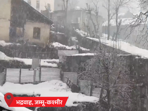 राजस्थान, यूपी mp बारिश के साथ ओले गिरे:खड़ी फसलों को नुकसान; जम्मू कश्मीर, हिमाचल और उत्तराखंड में फिर से बर्फबारी शुरू