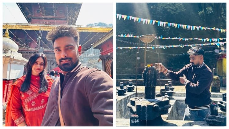 litton das: अपने देश नहीं...नेपाल में बांग्लादेश के कप्तान को मनानी पड़ी शिवरात्रि, पत्नी के साथ किया जलाभिषेक