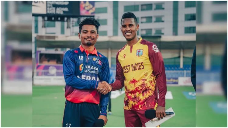 wi vs nep live score: 17 पर नेपाल के 2 विकेट गिरे, कुशल के बाद रोहित पौडेल भी आउट, मुंबई में वेस्टइंडीज से मैच