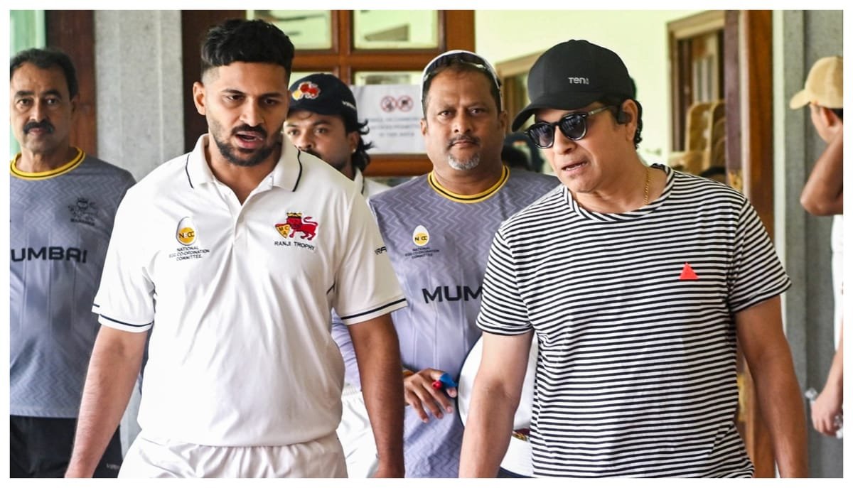 ranji trophy: क्वार्टर फाइनल मुकाबले से पहले मुंबई रणजी टीम से मिले सचिन तेंदुलकर, अपने विचार साझा किए