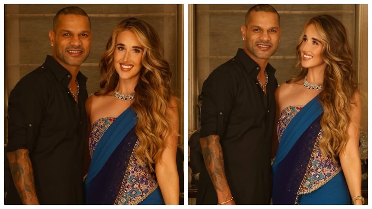 shikhar dhawan sophie shine: शिखर और सोफी पर चढ़ा धुरंधर का फीवर, संगीत में जमकर थिरके; वायरल हुआ क्यूट वीडियो
