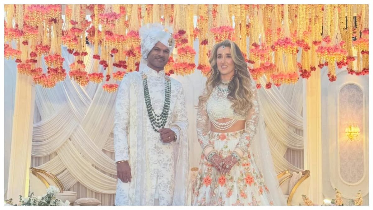 shikhar dhawan wedding: शादी के बंधन में बंधे शिखर धवन और सोफी, क्या आपने देखी गब्बर की दुल्हनिया की तस्वीर?
