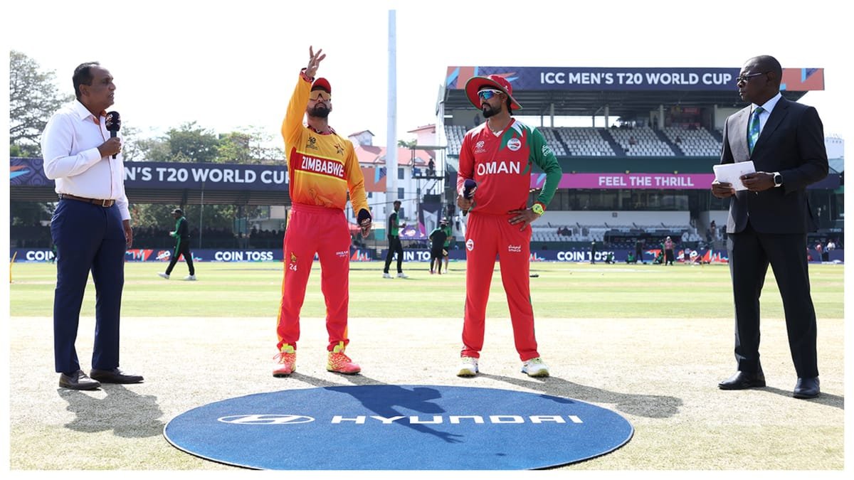 zim vs oma live score: जिम्बाब्वे के खिलाफ ओमान की पारी लड़खड़ाई, सात बल्लेबाज पवेलियन लौटे