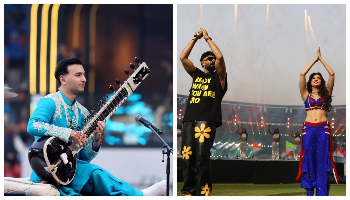 t20 wc opening ceremony photos: वानखेड़े स्टेडियम में हुआ भव्य उद्घाटन समारोह, नोरा और बादशाह ने बांधा समां