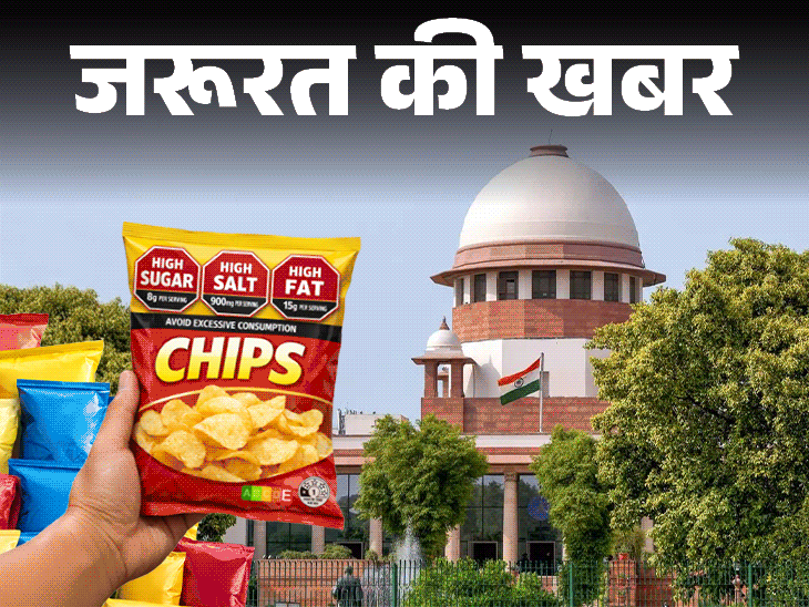 जरूरत की खबर लगाओ ‘फ्रंट ऑफ पैक लेबलिंग’ सुप्रीम कोर्ट:पैकेट पर लिखा होगा, “फूड हेल्दी या अनहेल्दी” जानें ये क्यों जरूरी