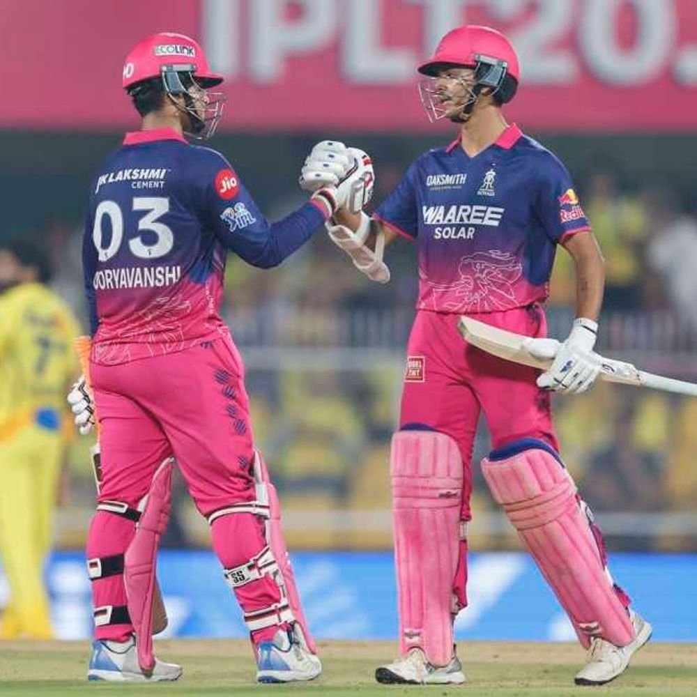 वैभव की राजस्थान के लिए दूसरी सबसे तेज फिफ्टी:ओवरटन ने धोनी का रिकॉर्ड तोड़ा, रॉयल्स की सबसे बड़ी जीत; रिकॉर्ड्स