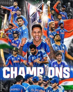 ind vs nz final t20: भारत तीसरी बार बना t 20 विश्व कप चैंपियन, न्यूजीलैंड को 96 रन से हराया, जाने कौन रहे जीत के हीरो