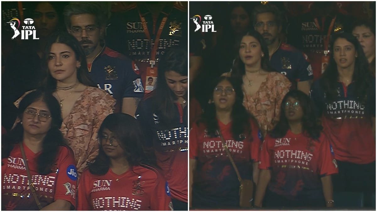 rcb vs srh: स्मृति मंधाना के साथ आईपीएल का मुकाबला देखने पहुंचीं अनुष्का शर्मा; क्या आपने देखीं तस्वीरें?