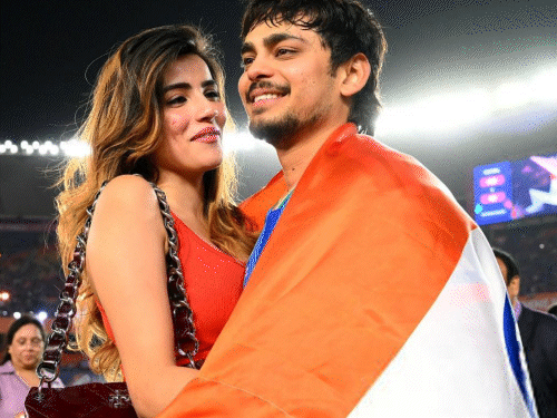 जयपुर की मॉडल के साथ दिखे ईशान किशन:टी20 वर्ल्ड कप जीत के जश्न में शामिल हुईं अदिति हुंडिया, दादा ने किया था अफेयर का खुलासा
