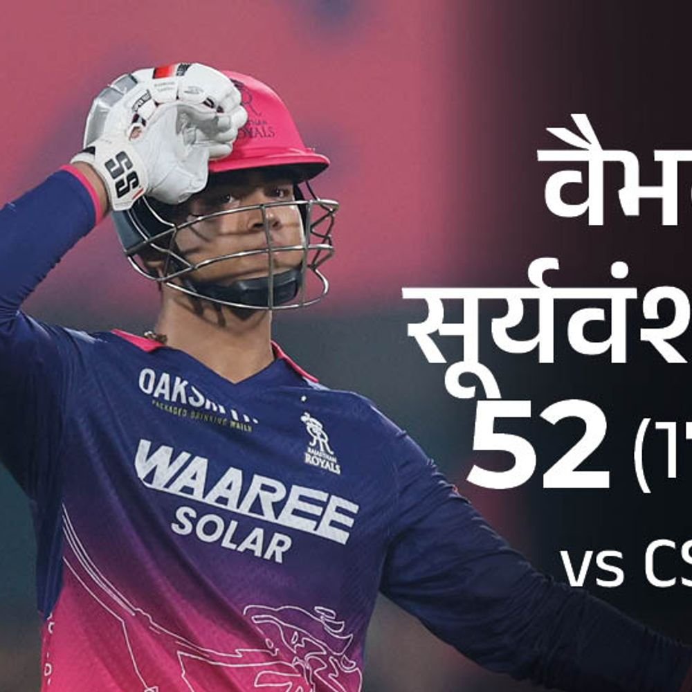 ipl धोनी के बगैर उतरी csk को rr ने हराया:वैभव सूर्यवंशी की 15 गेंद पर फिफ्टी; जडेजा, आर्चर और बर्गर को 2 2 विकेट