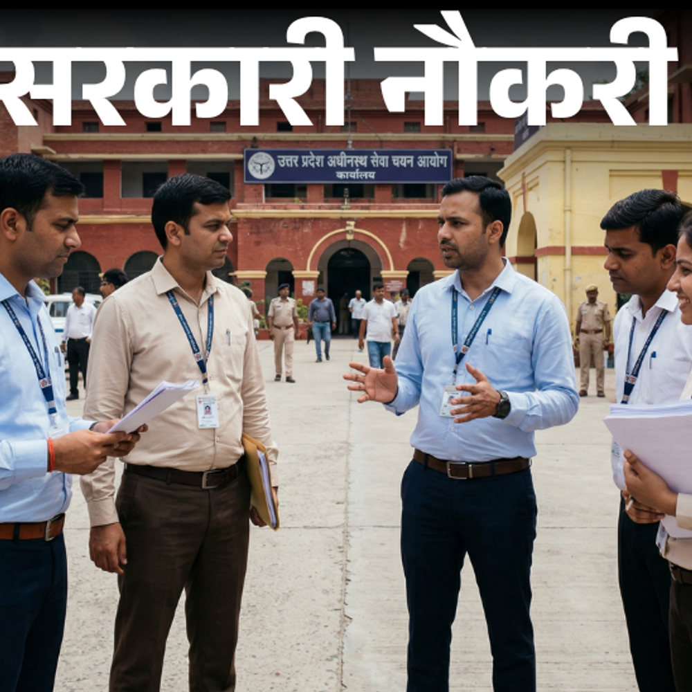 आज की सरकारी नौकरी:upsssc लोअर pcs का नोटिफिकेशन जारी; पंजाब एंड सिंध बैंक में 1000 वैकेंसी, पटना हाईकोर्ट में 53 ओपनिंग्स