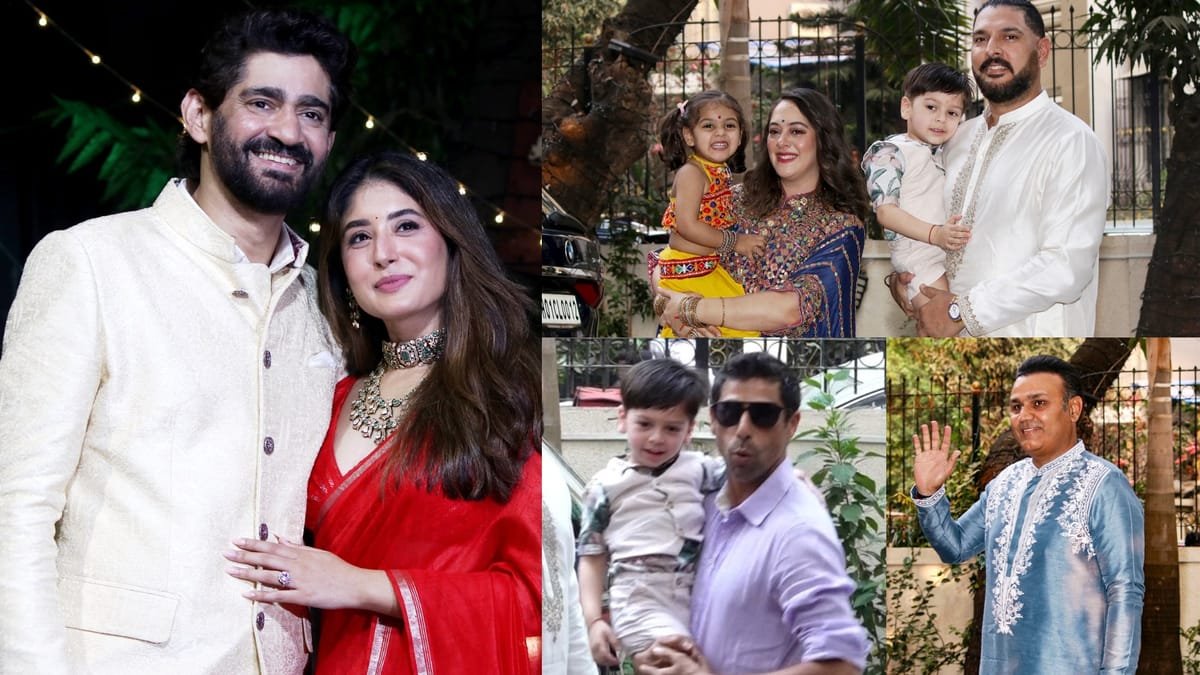 gaurav kritika: गौरव कृतिका की शादी में लगा खेल सितारों का तांता, युवराज के बेटे के साथ मस्ती करते दिखे नेहरा