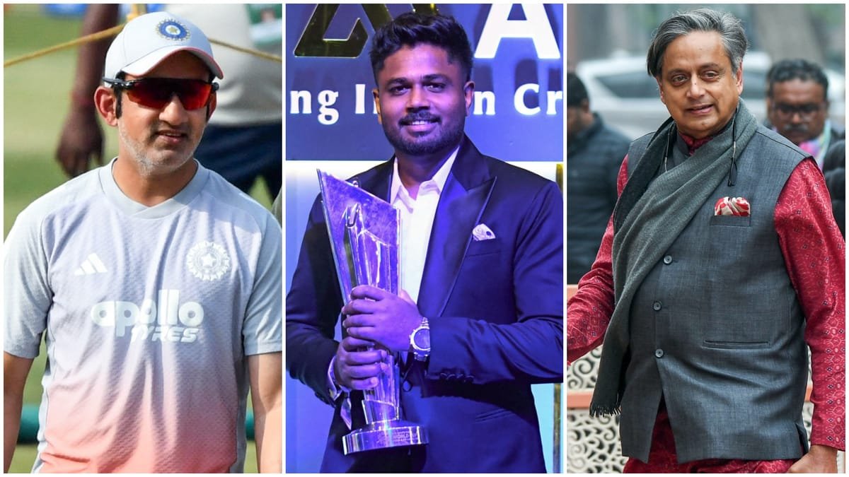t20 wc: जब गंभीर ने सैमसन को लेकर की थी भविष्यवाणी, शशि थरूर ने सुनाया पुराना किस्सा; धोनी से जुड़ा है मामला