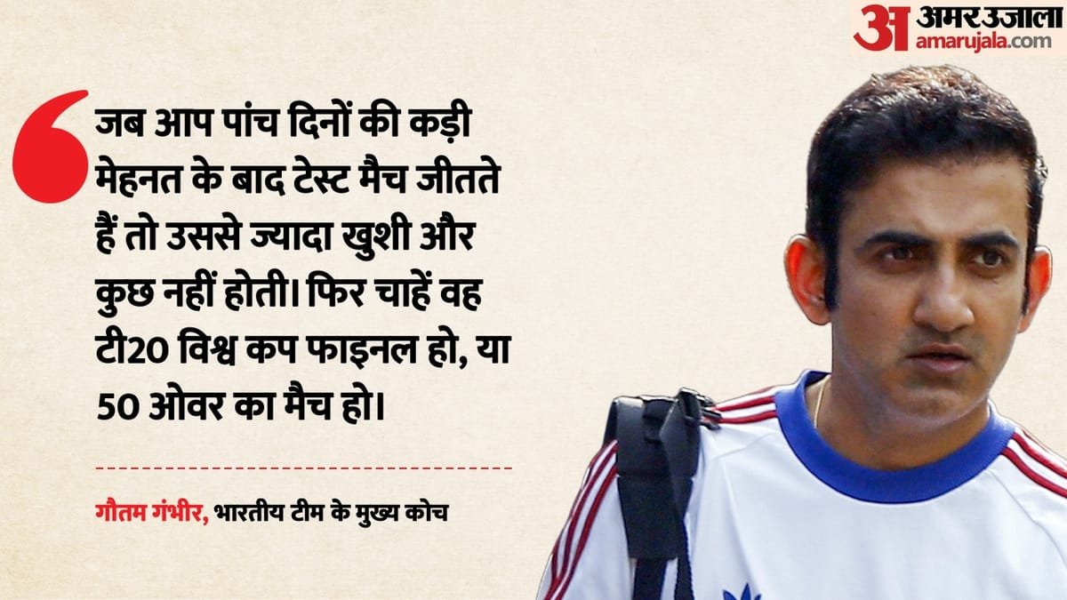 gautam gambhir: टी20 विश्वकप के बाद अब किस खिताब पर कोच गंभीर की नजर? खेल के सबसे पुराने प्रारूप पर की चर्चा