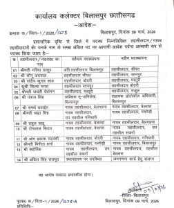 cg tehsildar transfer: तहसीलदार और नायब तहसीलदारों का तबादला, आदेश जारी; देखें लिस्ट