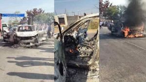 mungeli car fire: कार में भीषण आग, मिनटों में जलकर खाक, दूल्हा दुल्हन समेत 7 लोगों…