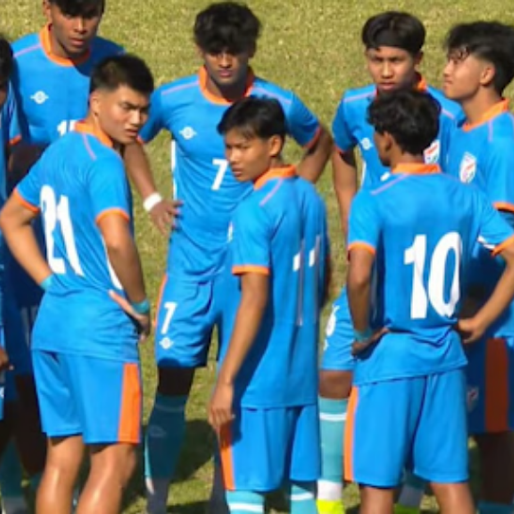 saff u20 चैंपियनशिप में भारत ने पाकिस्तान को हराया:विशाल ओमांग के गोल से मिली जीत; सेमीफाइनल में जगह पक्की, अब बांग्लादेश से भिड़ंत